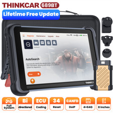 ThinkScan 689BT Auto Diagnostic Scan Tool Bidirectional OBD2 Scanner E.CU Coding