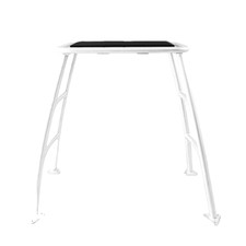 Dolphin Pro 31.5" W X 18.5" D X 42" H Boat Poling Platform White Powder Coated