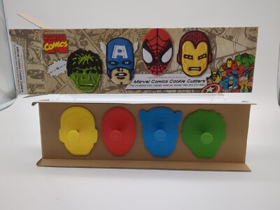 Marvel Comics Cookie Cutters by Williams Sonoma 4 Characters | eBay