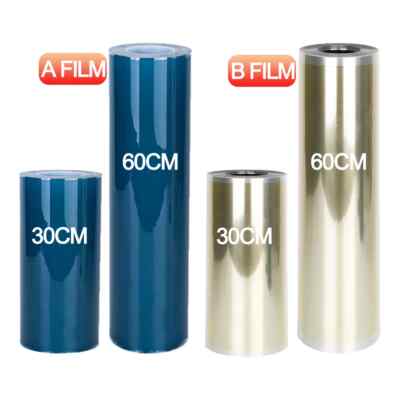 30CM 60CM White Clear Roll UV Dtf AB Film for i3200 UV Dtf Printer 