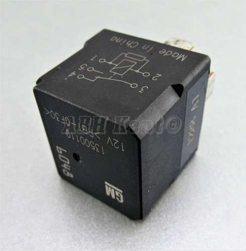 712-Vauxhall Opel / 08-16 Chevrolet/05-16 5-Pin Noir Relais GM 13500119 12V 6048 - Picture 6 of 6