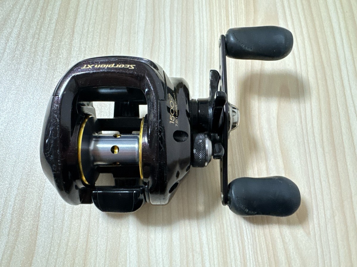 Baitcasting Reel 09 Scorpion XT 1500-7 Right Handed From Japan