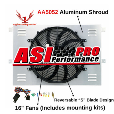 Electric Radiator Fan+Shroud Fits 71-78 Dodge B/D/W Series Pickup Van Ramcharger