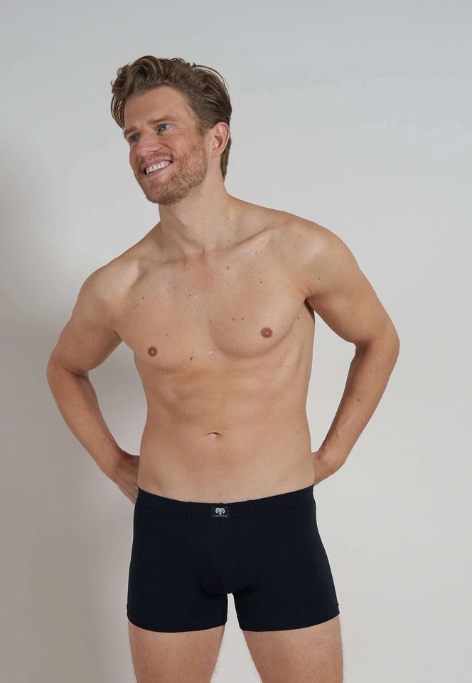 CECEBA Pants Boxershorts Herren 10er Pack schwarz Baumwolle enganliegend - Bild 2 von 4