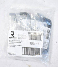 Lot of 10 Richelieu Contemporary Metal Pulls Matte Black 4" CtC BP22804900