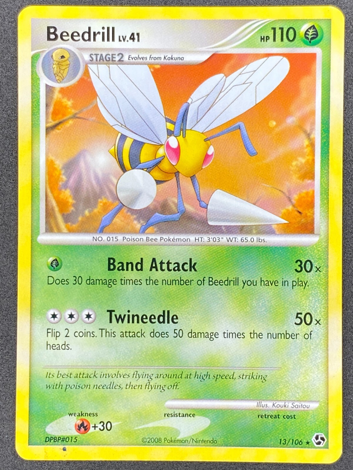 Pokémon Beedrill 13/106 GE Great Encounters LP