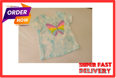 Garanimals Baby Girls Printed T-Shirts Size 12 Months Mint                --A6--
