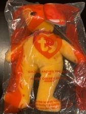 McDonald's Golden Arches The Bear-Ty Beanie Baby Toy-4-NEW
