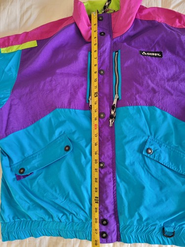 Chaqueta de esquí Gerry de colección años 90 bloque de color para hombre, talla faltante etiqueta - Imagen 8 de 11