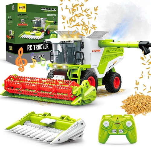 RC-Traktor Ferngesteuerter Mähdrescher, Mähdrescher Spielzeug ab 3 Jahre - Bild 1 von 8