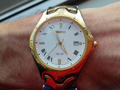 Seiko Sq 50 Vintage Collection 7N32-F010 NOS Montre Watch Ultra Rare  Collectors | eBay