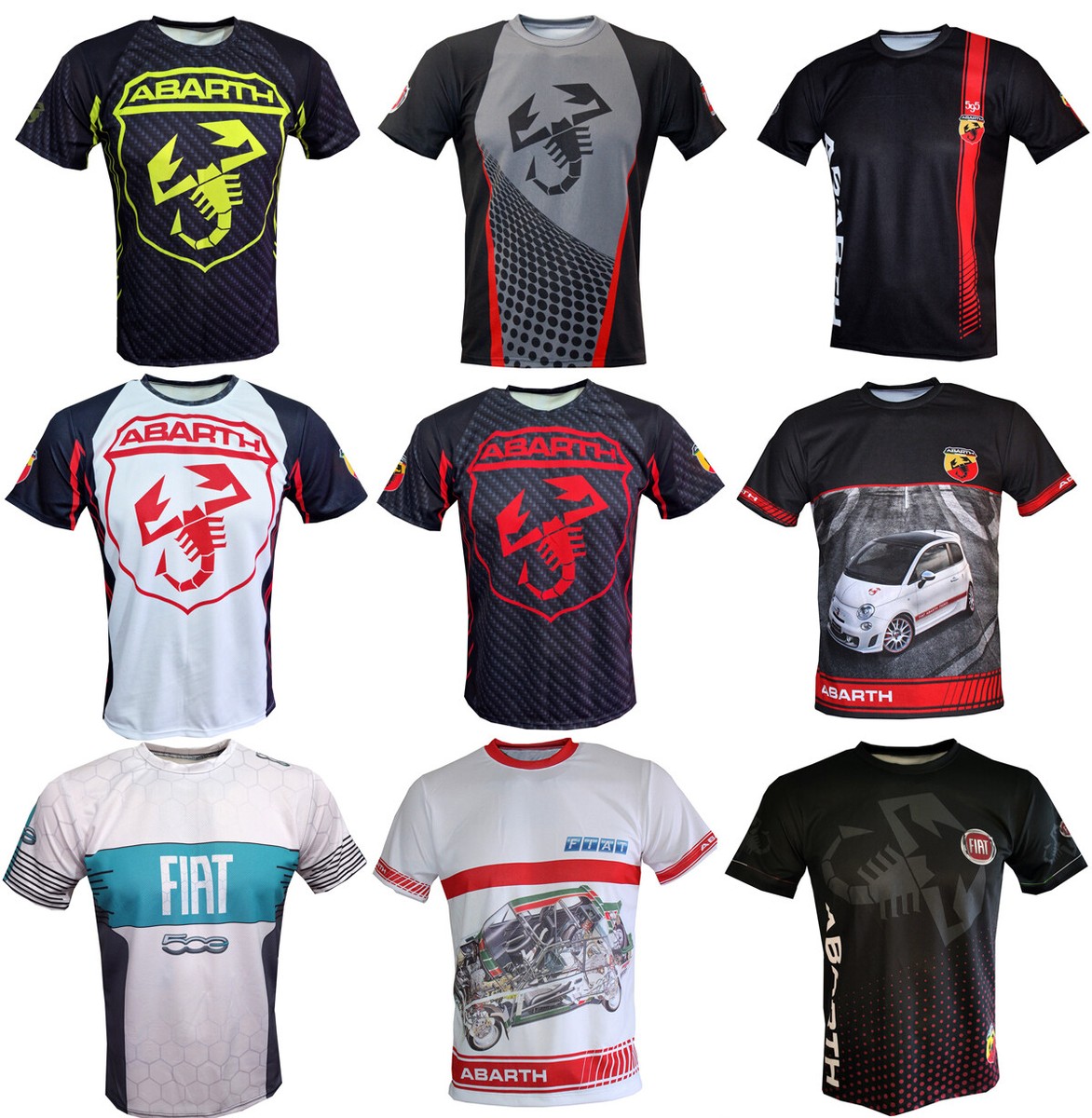 FIAT ABARTH T-shirt Maglietta Camiseta | eBay
