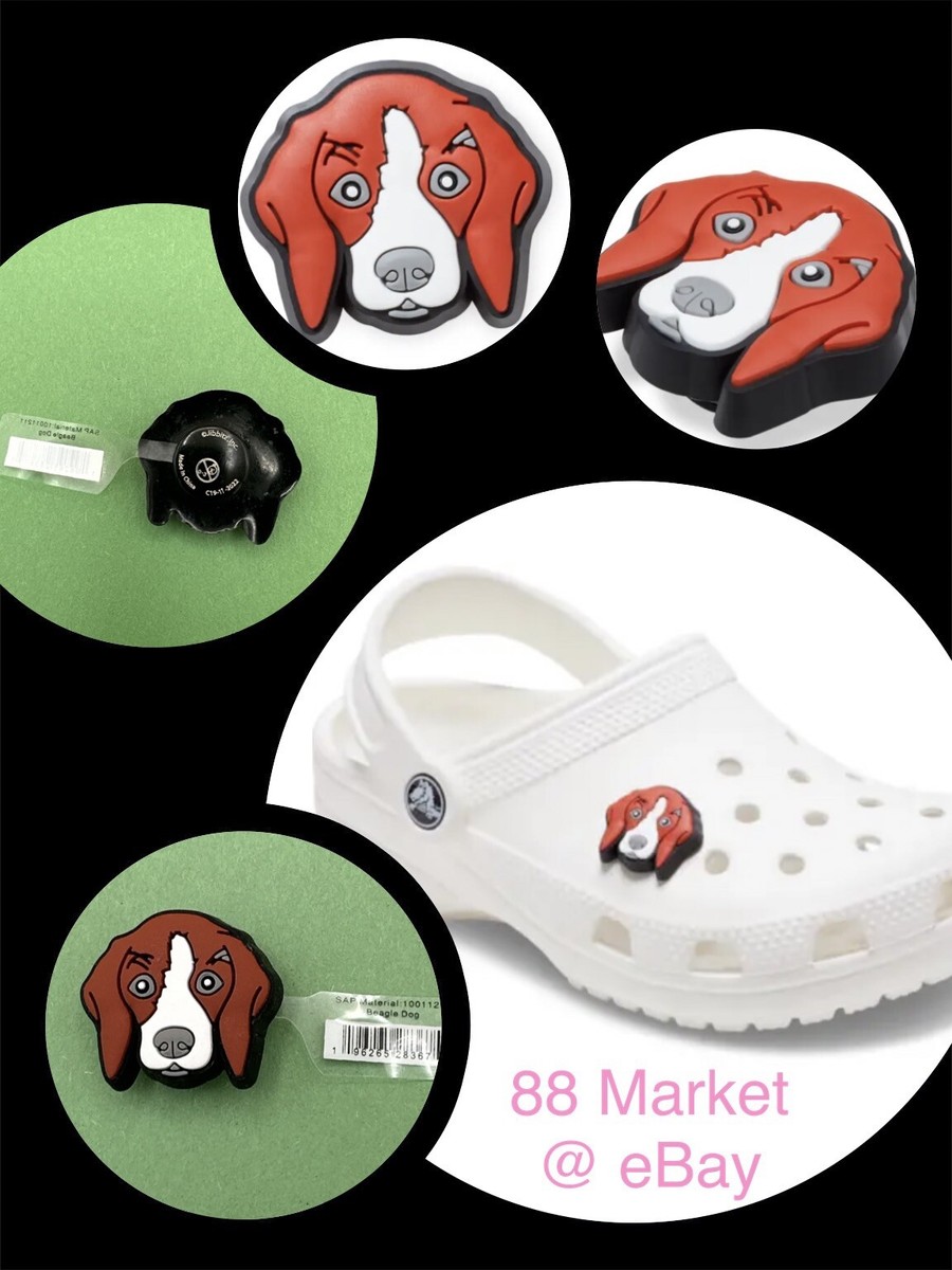 CROCS Beagle Dog Jibbitz™ Charms Crocs • Authentic Jibbitz (RARE) NWT