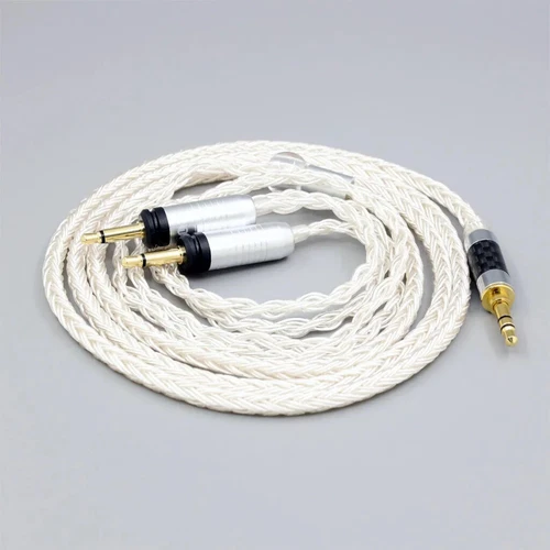 Cable de auriculares plateado de 16 núcleos de alta gama para Elear Elegia Stellia transparente focal - Imagen 2 de 22