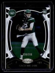 2021 Panini Certified Zach Wilson RC 230/399 New York Jets #102