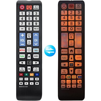 Universal Backlit Remote for Samsung Smart TVs LED LCD HDTV 3D Replacement