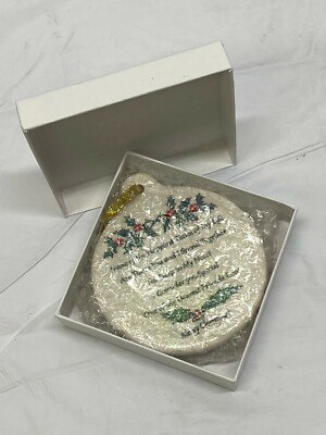 Laurie G Creations One of My Dearest Friends Ever Porcelain Ornament 3.5'' - NEW
