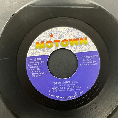 Michael Jackson, Just A Little Bit Of You / Dear Michael, 7
