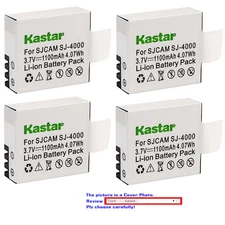 Kastar Replacement Battery for SJCAM SJ4000B & SJCAM Qumox DX 288813 Camera
