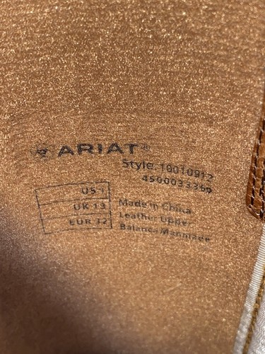 Ariat Womens size 1 Western boot style 10010933 Free Boot Bling See Pics 🤩 - Picture 10 of 12