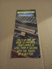 vintage RARE ATARI 2600 ROMSCANNER Video Game Brochure 1983 Authentic
