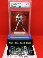 BO JACKSON 2025 DONRUSS ELITE FOOTBALL RED LA RAIDERS #07/99 🔥PSA 8 👀