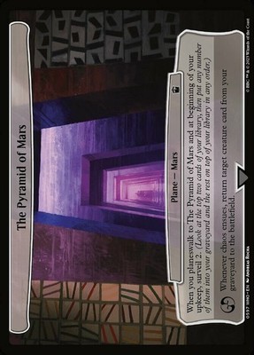 NM-Mint, English MTG Regular The Pyramid of Mars Doctor Who (Oversized) Magic th