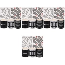 4 Sets Highway Road Tape Railway Road Aufkleber Verkehrsklebeband f&uuml;r Kinder