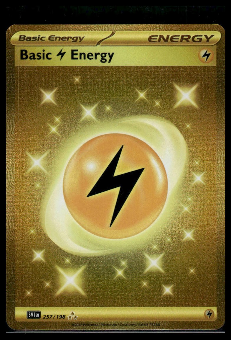 Basic Lightning Energy SV01: Scarlet & Violet Base Set 257/198 NM Pokemon TCG