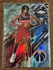 2025-26 Topps Chrome #GT-21 Tre Johnson III RC Go Time Aqua /199 - Wizards