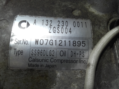A1322300011 compresor del aire acondicionado para SMART FORTWO CABRIO (450) 0.6 - Picture 2 of 2