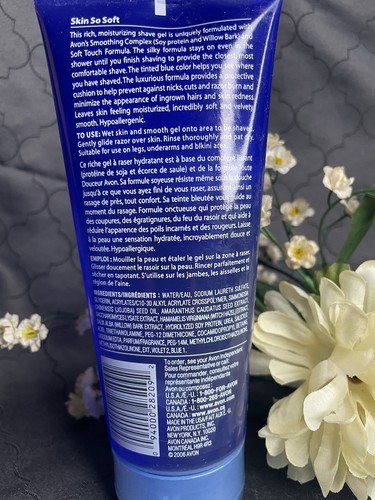 Avon Skin So Soft Silky Stay Shave Gel 6.7 fl. oz. New Free Shipping - Picture 3 of 5