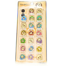 NEW Chiikawa Shisa Kira Coro Ohajiki Glitter Sticker Sheet 20pcs Kamio Japan