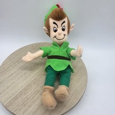 Vintage Disney Store Peter Pan 10  Bean Bag Plush Boy Stuffed Animal Toy