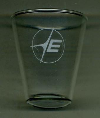 Eastern Airlines Big E Logo Prototype Shot Glass Strike Item