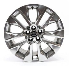 2019-2025 Toyota Rav4 19x7-12 Alloy 10 Spoke 5 Split Matte Silver Inlay Wheel