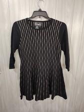 Women's Rochelle California Stripes Knit Dress Size S Casual Autumn Fall...