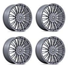 Set 4 26 Asanti Black Ab049 Premier Anthracite Brushed 26x10 6x135 6x5.5 30mm