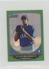 2013 Bowman Chrome Minis Green Refractor 21/75 Carl Edwards Jr CJ #250 y0i