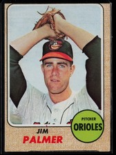 Jim Palmer 1968 Topps  #575 AL HOF