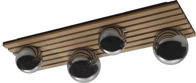 Just Light Green Stika Deckenleuchte G9 20W Akustikpaneel Holz 1695941