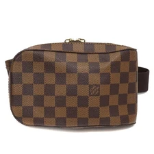 Louis Vuitton Jeronimos N51994 Damier Ebene Brown Bag #KN1233