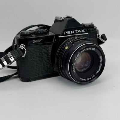 Pentax MV 35mm SLR camera with original lens Tested and working