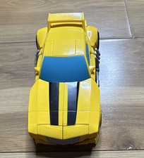 Transformers Yellow Black Transforming Car Action Figure Plastic Robot Toy
