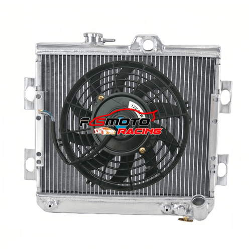 Aluminum Radiator&Fan For 85-92 Plymouth Colt/Dodge Colt/Eagle Vista/Summit 1.5L - Bild 1 von 8