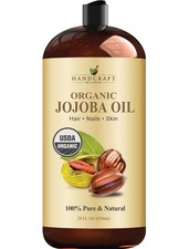 Handcraft Blends USDA Organic Jojoba Oil  Cold-Pressed  28 Fl Oz  100 Pure...