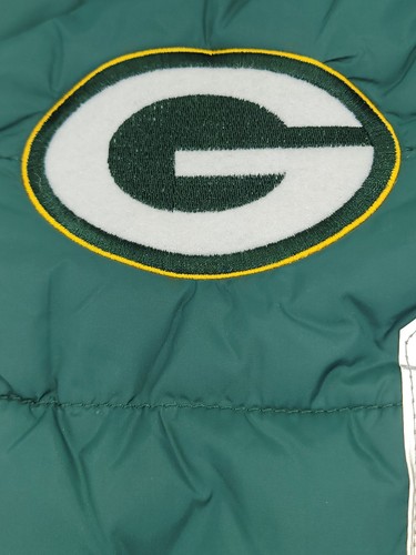 Green Bay Packers Puffer Vest Hoodie Large Dog New with Tags NFL Licensed - Picture 13 of 13