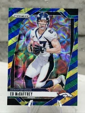 2024 Panini Prizm Choice ED McCaffrey Blue Yellow Green Scope Prizm Broncos #90