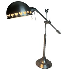 Disney Mickey Mouse Adjustable Arm Desk Lamp Stainless Steel Nickel Executive