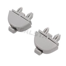 2× Halter Sonnenblende in Grau für VW Polo 6R SKODA Citigo Rapid SEAT 6R0857561